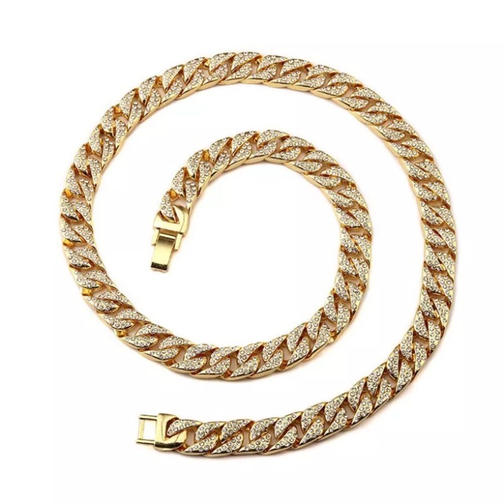 30" Fully Iced Out Cuban Link Chain - Picture 3 of 4